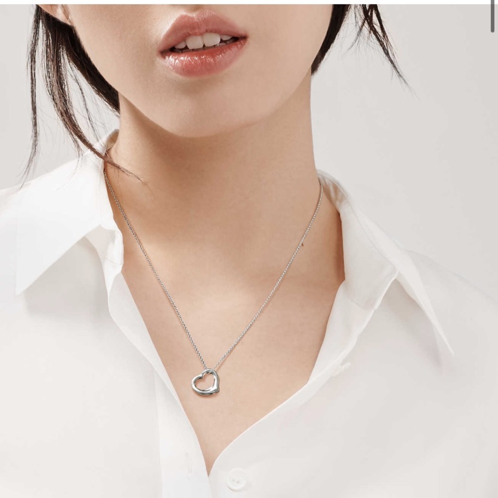 Tiffany & Co Elsa Peretti Open Heart Pendant